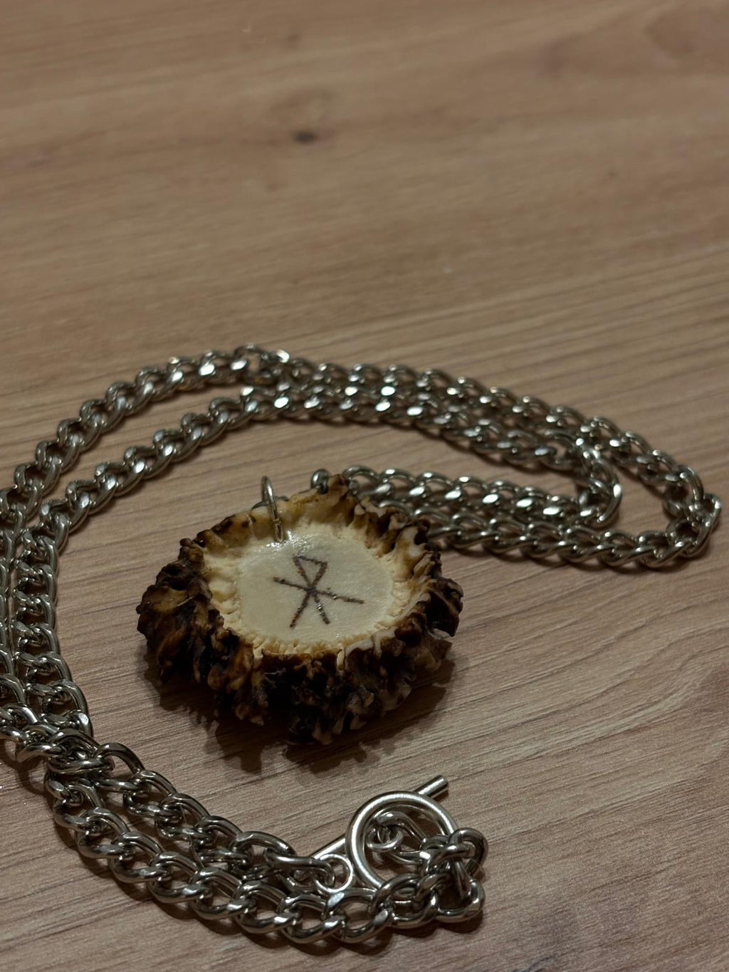 Ginfaxi | Antler Bindrune Pendant Necklace