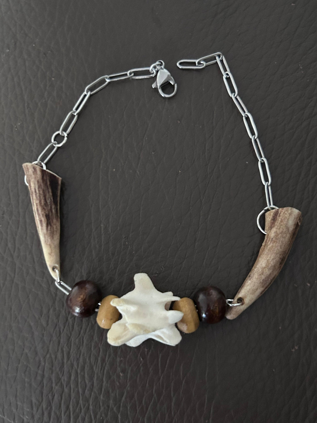 Hlutr Bracelet | Antler, Bone & Wood