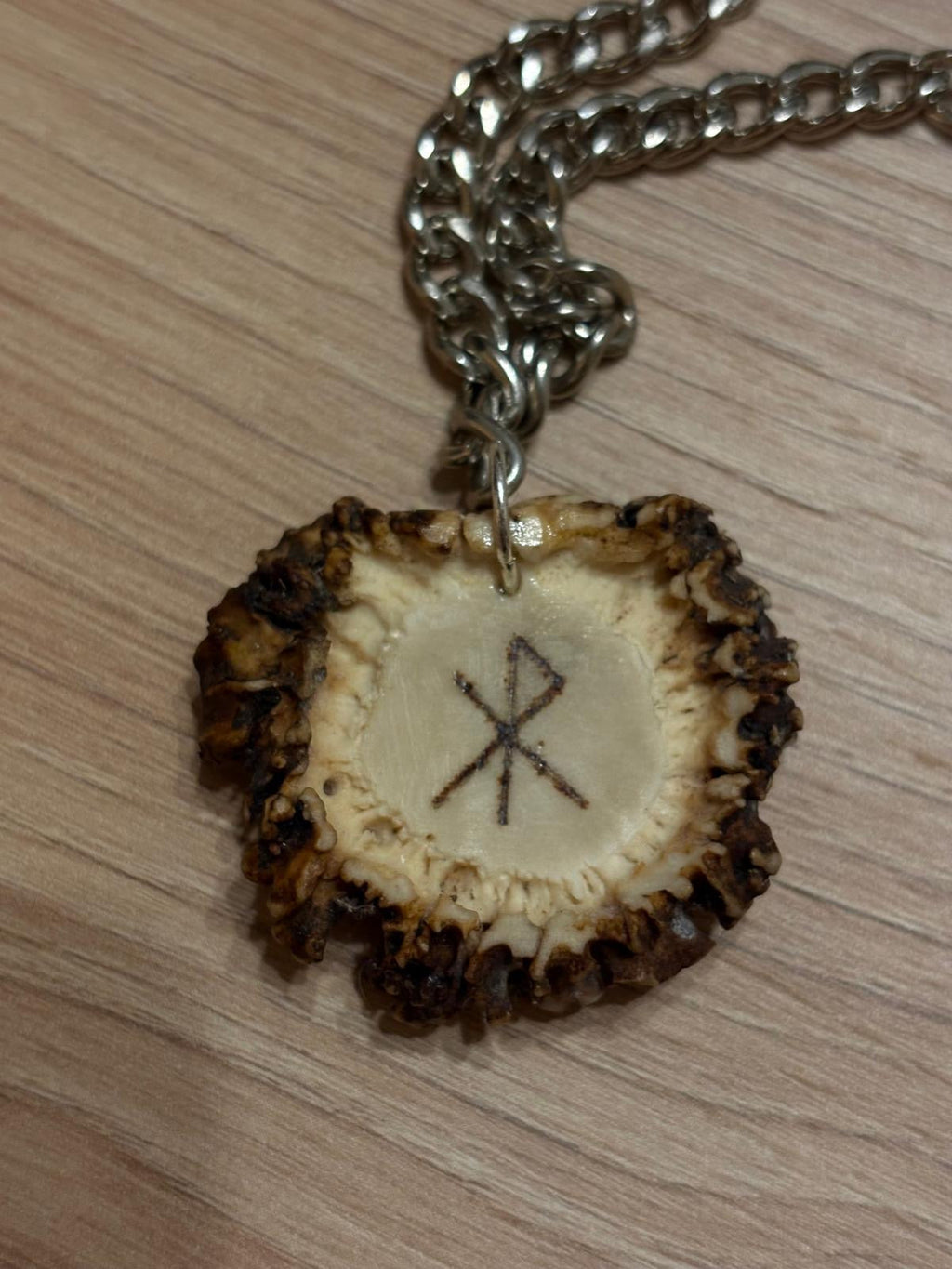 Ginfaxi | Antler Bindrune Pendant Necklace