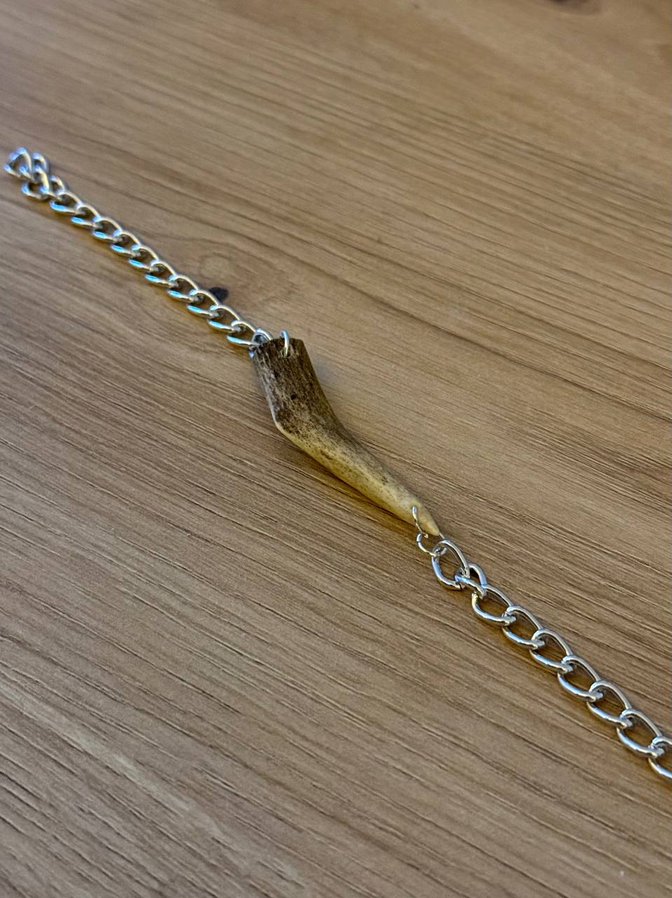 Tívarr | Antler Tip Silver Bracelet