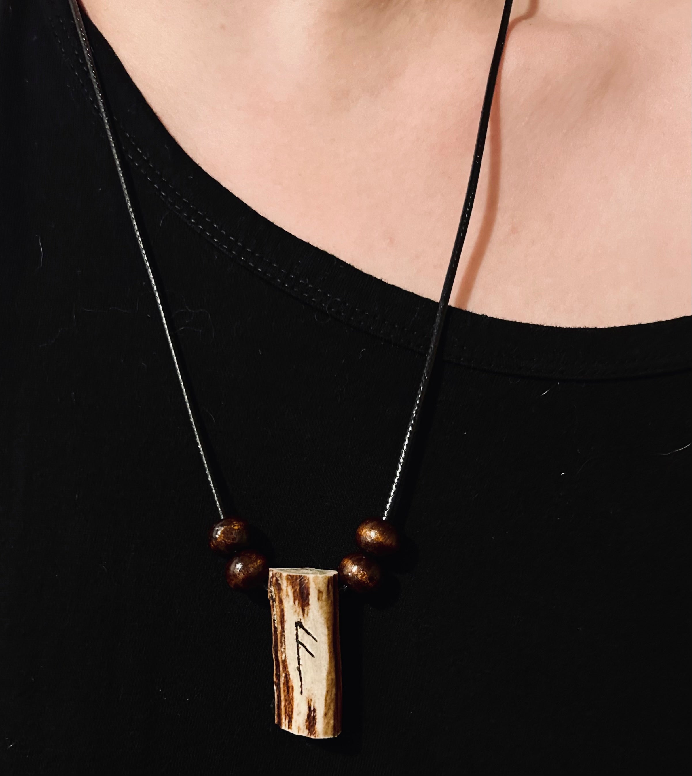Rúnar | Runic Antler Pendant